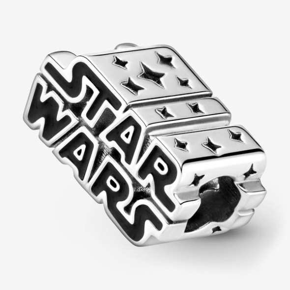 Star Wars Silver 3D Logo Charm-Final Sale Pandora Australia