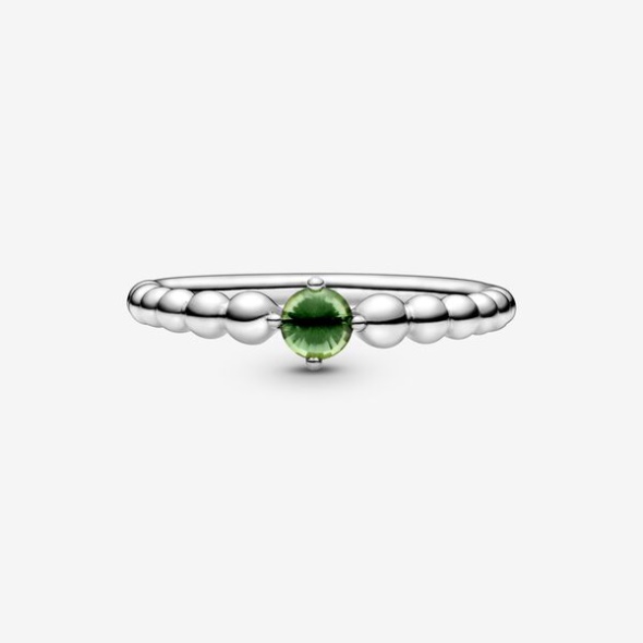 August Spring Green Beaded Ring Pandora Australia