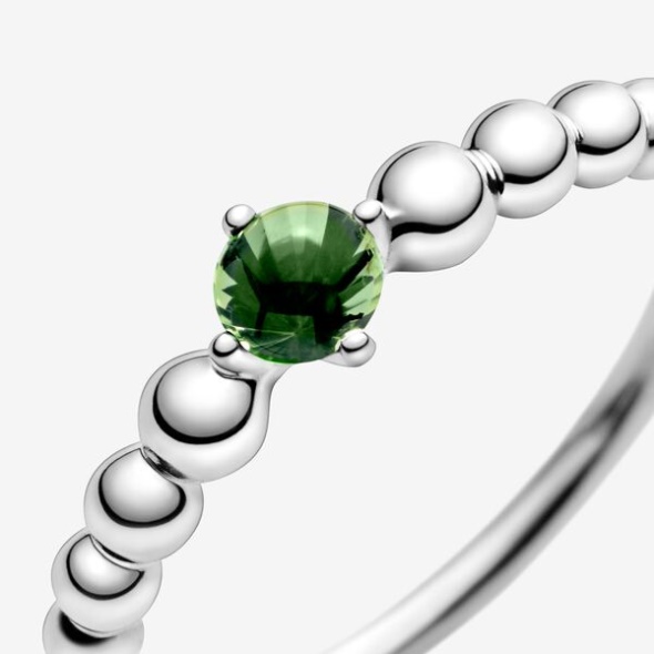 August Spring Green Beaded Ring Pandora Australia