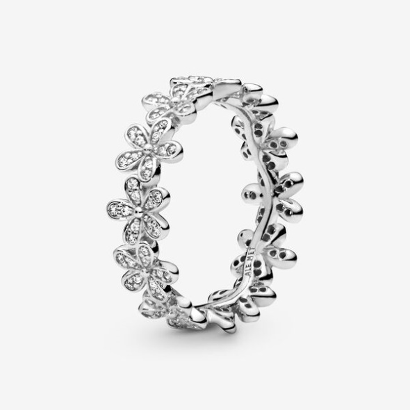 Daisy Flower Ring Pandora Australia Sterling Silver