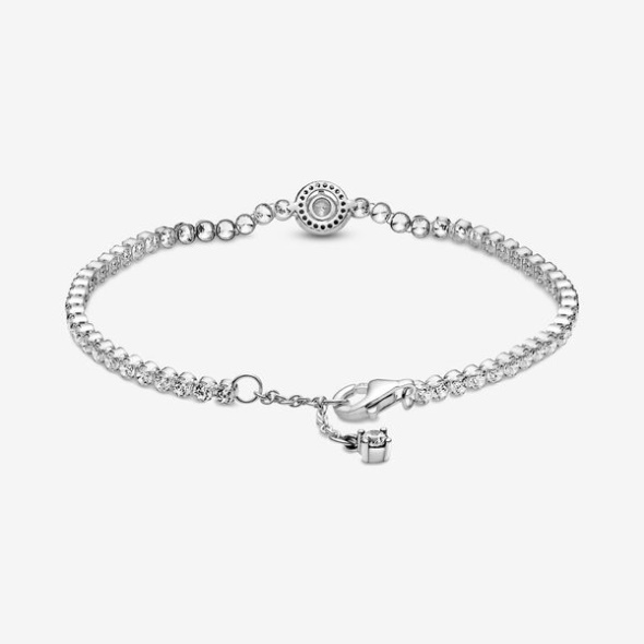 Sparkling Halo Tennis Bracelet Pandora Australia