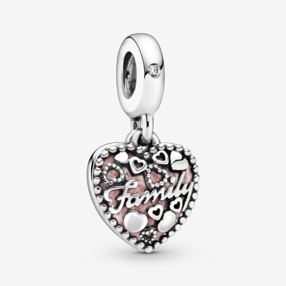 Love Makes A Family Heart Dangle Charm Pandora Australia