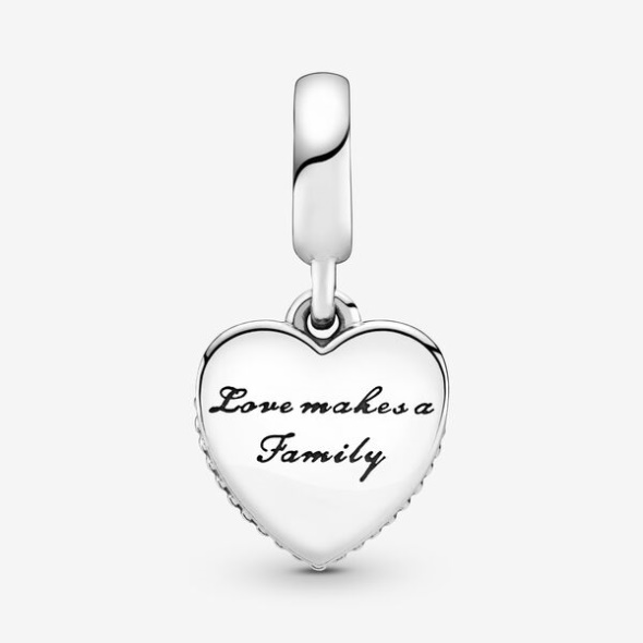 Love Makes A Family Heart Dangle Charm Pandora Australia