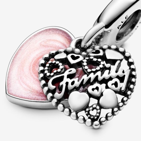 Love Makes A Family Heart Dangle Charm Pandora Australia