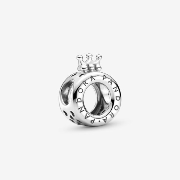 Pandora Australia Logo Crown O Charm Sterling Silver