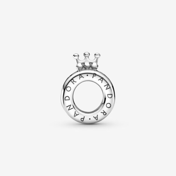 Pandora Australia Logo Crown O Charm Sterling Silver