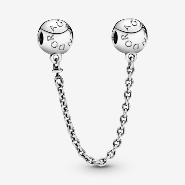 Pandora Australia Logo Safety Chain Charm