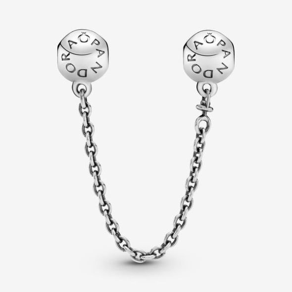 Pandora Australia Logo Safety Chain Charm