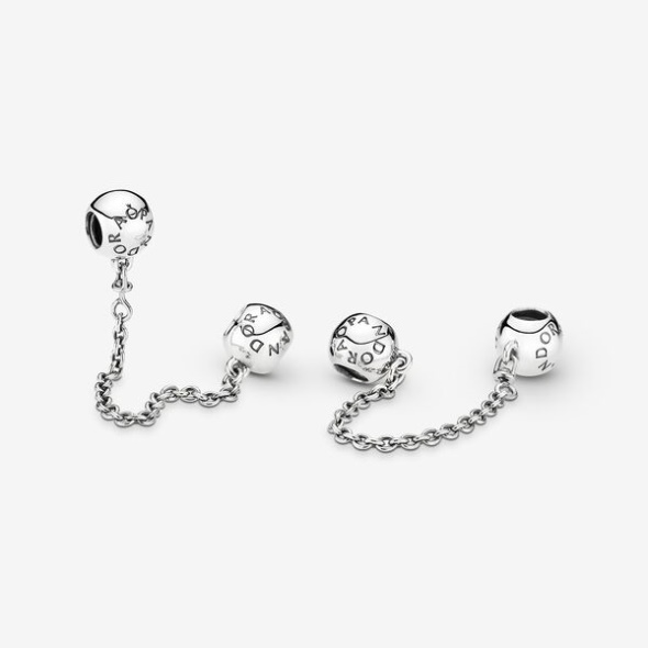 Pandora Australia Logo Safety Chain Charm
