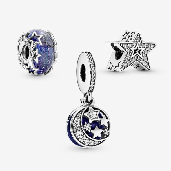 Inside The Galaxy Charm Trio Pandora Australia