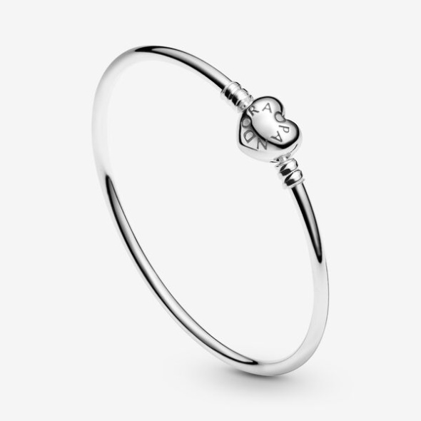 Pandora Australia Moments Heart Clasp Bangle