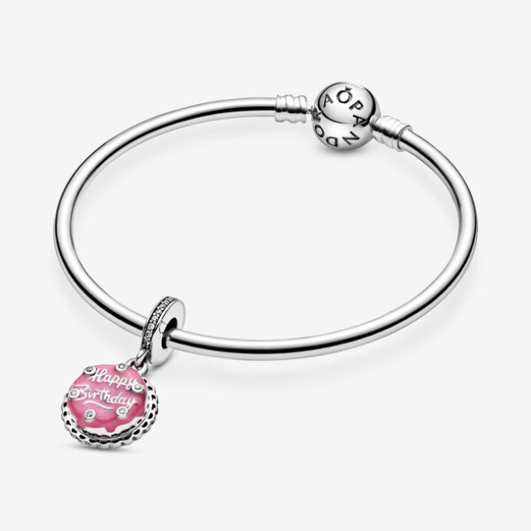 Pink Birthday Cake Dangle Charm Pandora Australia