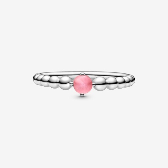 October Petal Pink Beaded Ring Pandora Australia