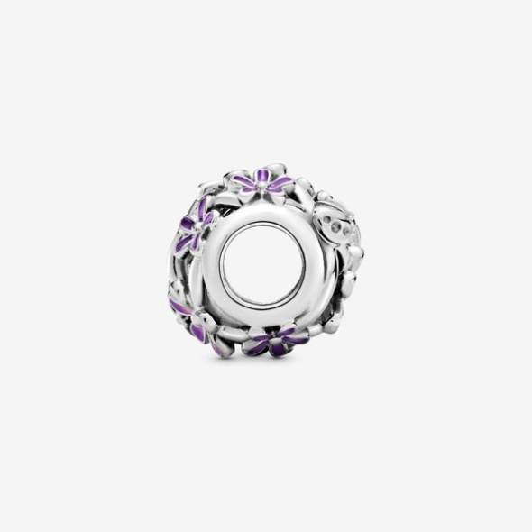 Openwork Purple Daisy Charm Pandora Australia