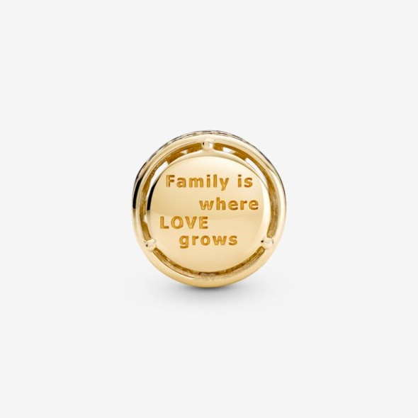 Openwork Family Roots Charm Pandora Australia Gold