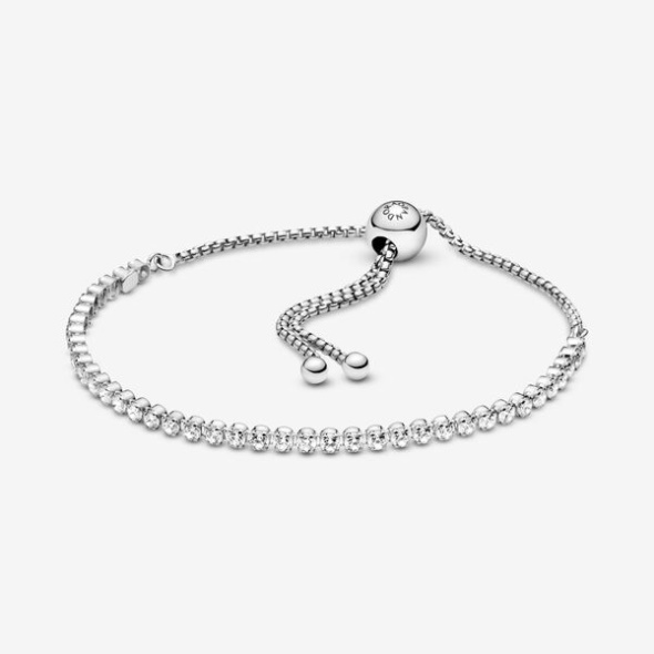 Sparkling Slider Tennis Bracelet Pandora Australia Sterling Silver