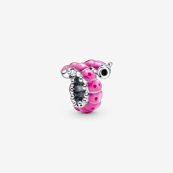 Cute Curled Caterpillar Charm Pandora Australia