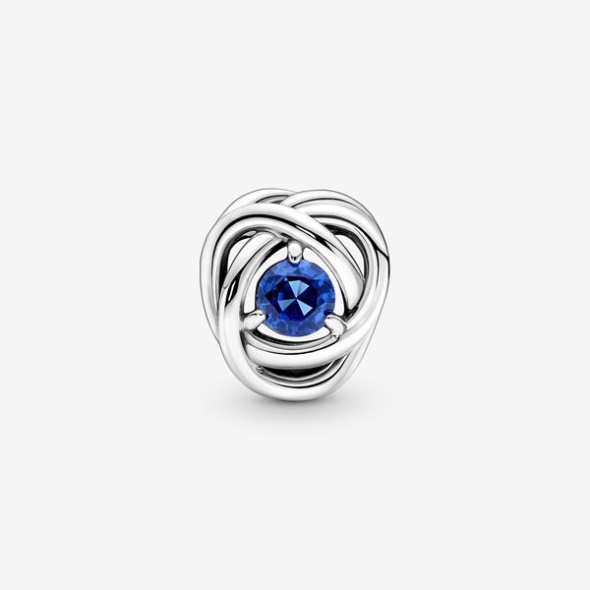 September Blue Eternity Circle Charm Pandora Australia