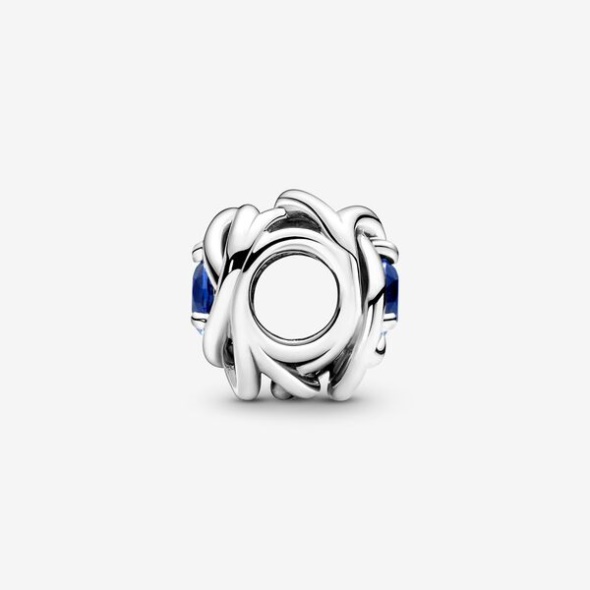September Blue Eternity Circle Charm Pandora Australia