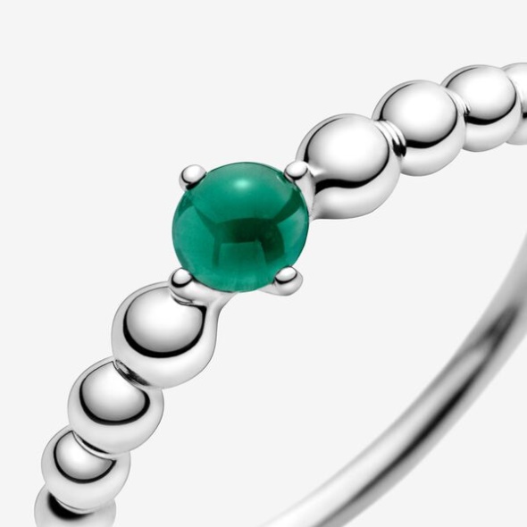 May Rainforest Green Beaded Ring Pandora Australia