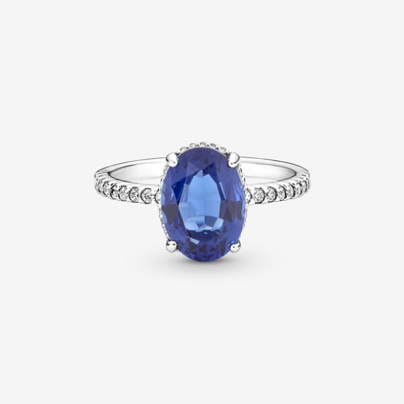 Sparkling Statement Halo Ring Pandora Australia