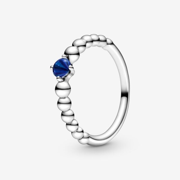 September Sea Blue Beaded Ring Pandora Australia