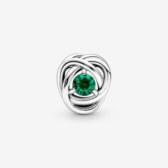 May Green Eternity Circle Charm Pandora Australia