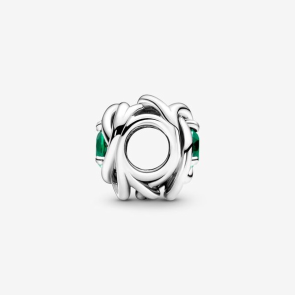 May Green Eternity Circle Charm Pandora Australia