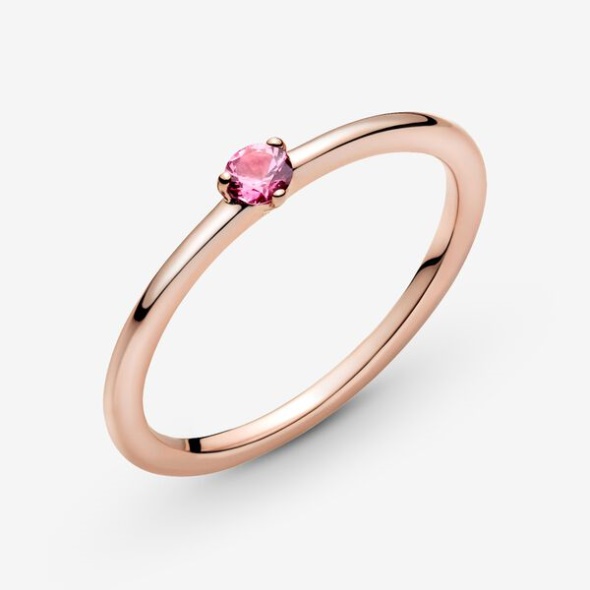 Pink Solitaire Ring Pandora Australia