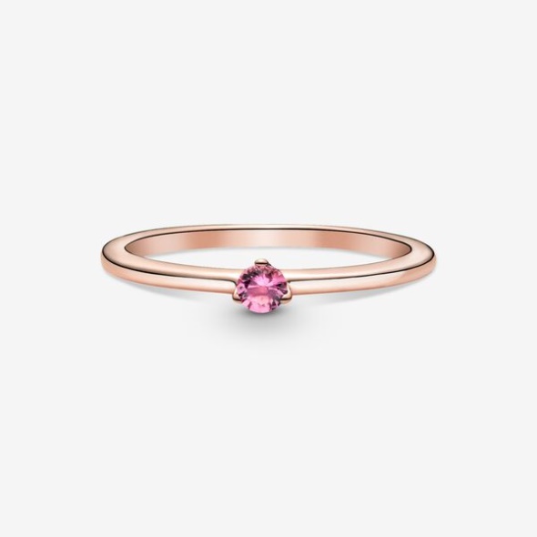 Pink Solitaire Ring Pandora Australia