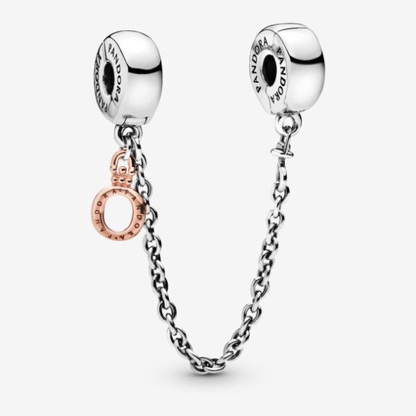 Dangling Crown O Safety Chain Charm Pandora Australia