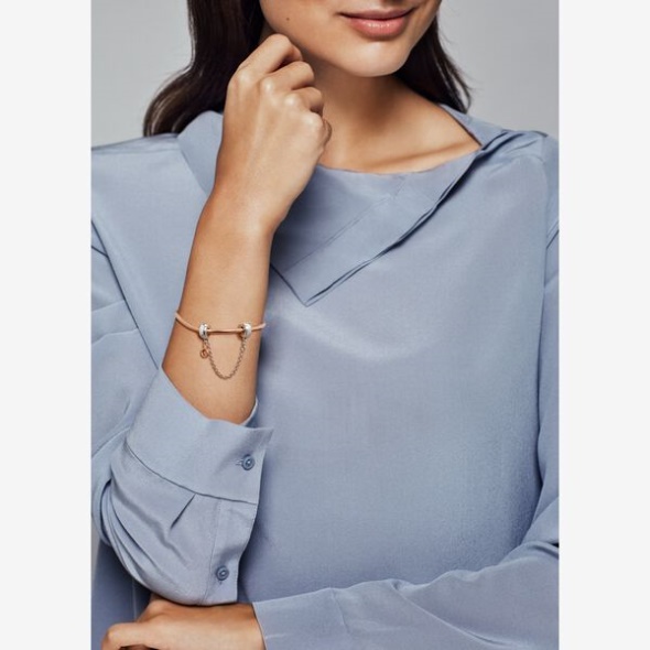 Dangling Crown O Safety Chain Charm Pandora Australia