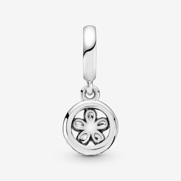 Sparkling Snowflake Circle Dangle Charm Pandora Australia