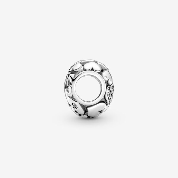 Sparkling Openwork Heart Charm Pandora Australia