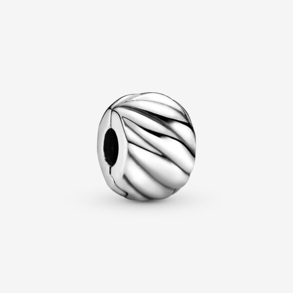 Polished Feathered Clip Charm Pandora Australia