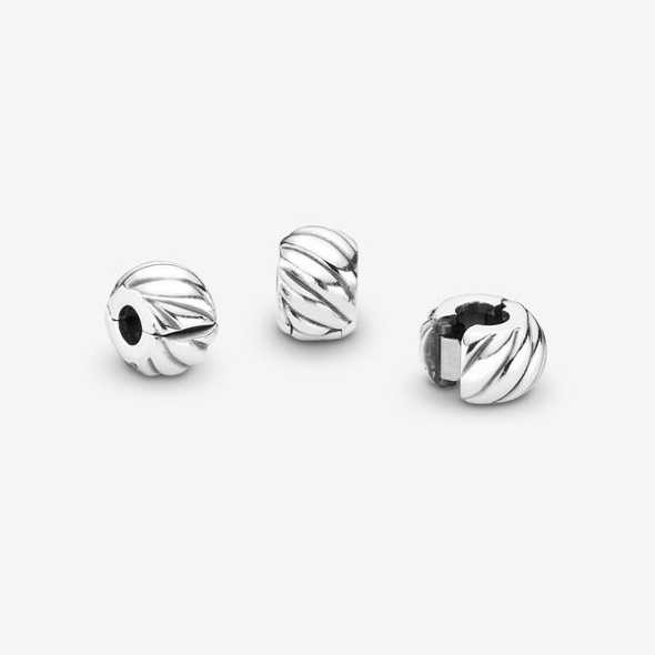 Polished Feathered Clip Charm Pandora Australia