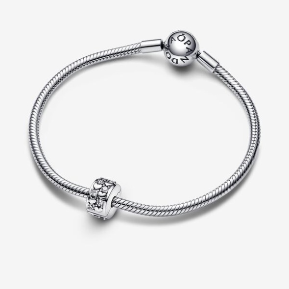 Infinite Hearts Sparkling Clip Charm Pandora Australia