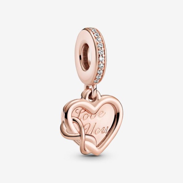 Love You Infinity Heart Dangle Charm Pandora Australia