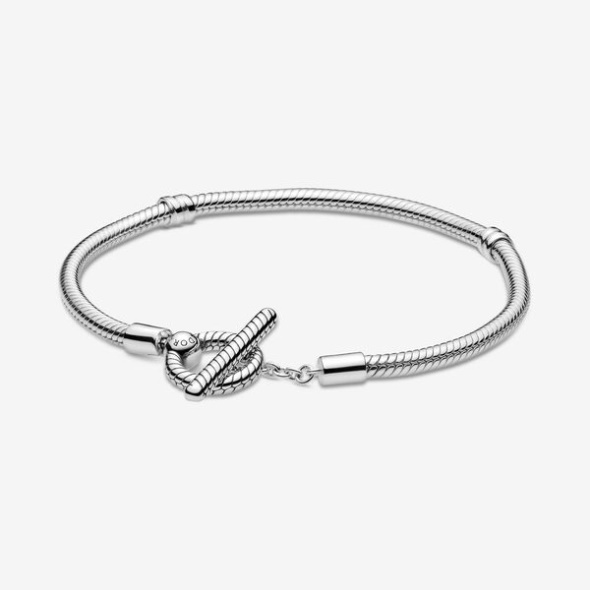 Pandora Australia Moments T-Bar Snake Chain Bracelet