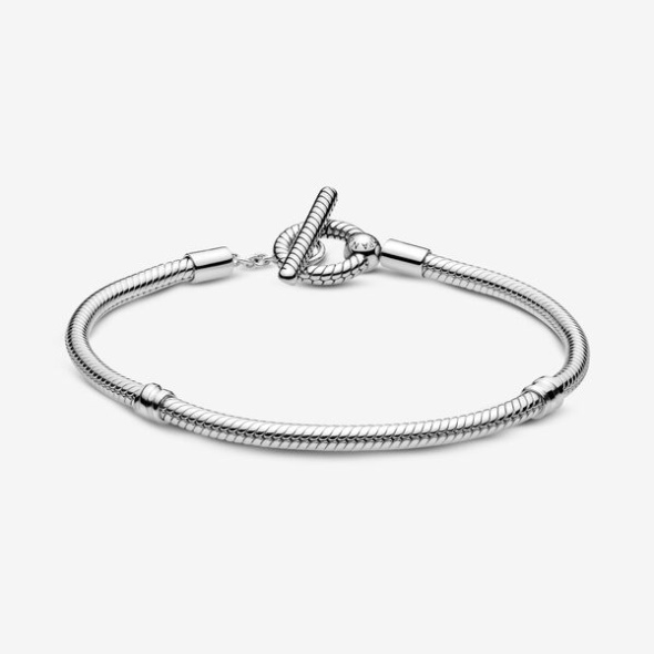 Pandora Australia Moments T-Bar Snake Chain Bracelet