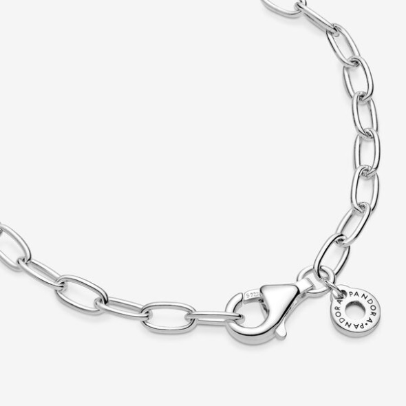 Heart O Pendant Link Chain Necklace Set Pandora Australia