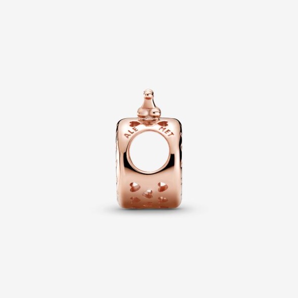 Pandora Australia Logo Crown O Charm Rose Gold Plated