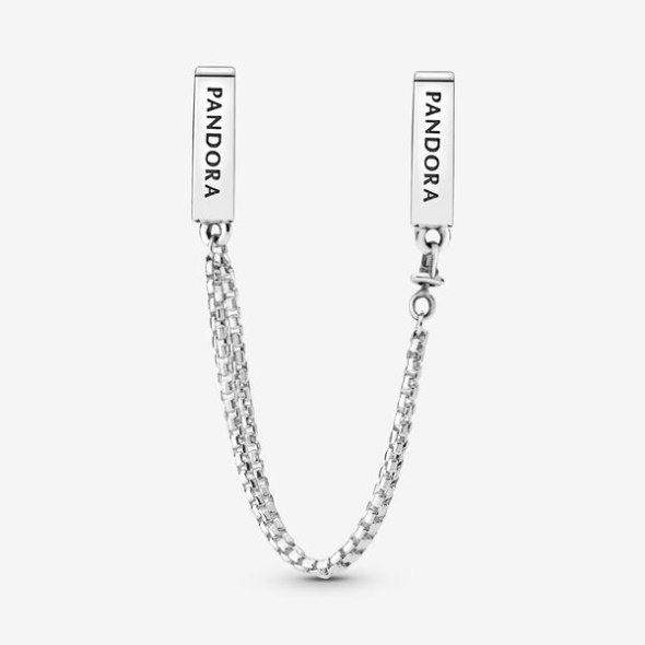 Pandora Australia Reflexions Sparkling Safety Chain Clip Charm