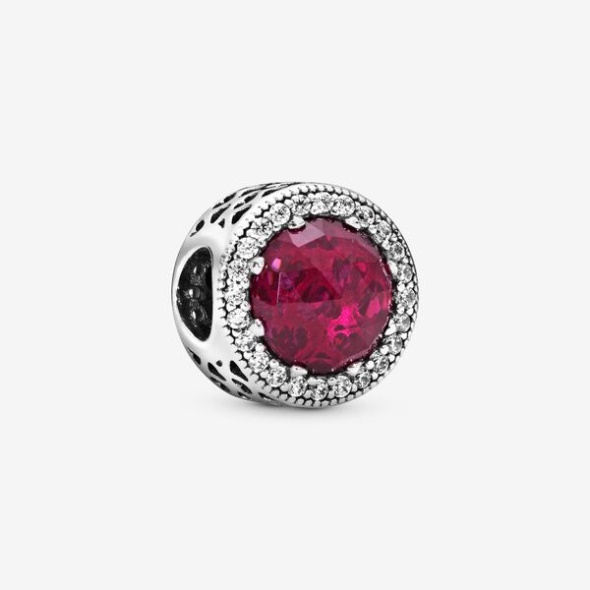 Sparkling Cerise Pink Charm Pandora Australia