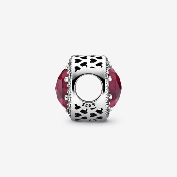 Sparkling Cerise Pink Charm Pandora Australia