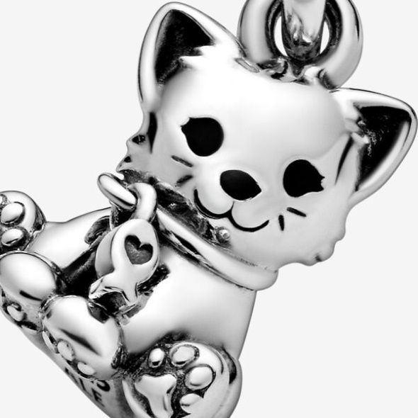 Kitty-Cat Dangle Charm Pandora Australia