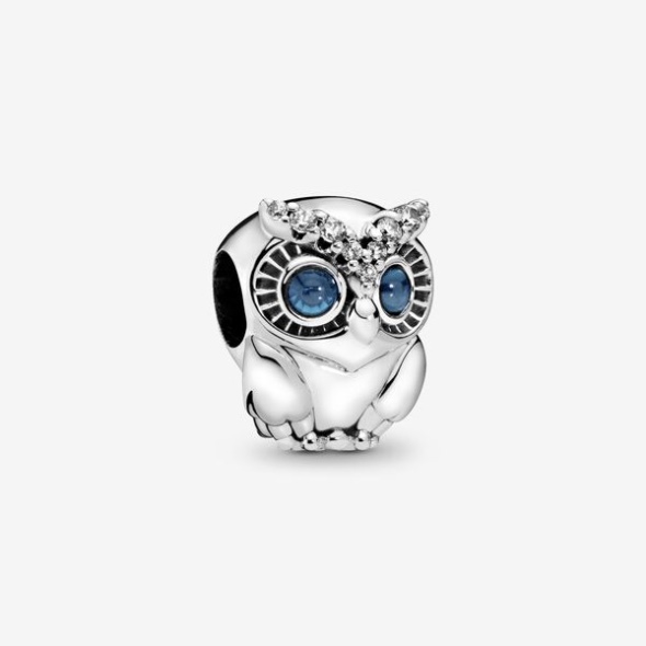 Sparkling Owl Charm Pandora Australia