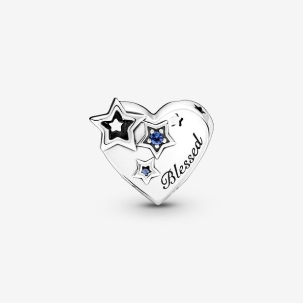 Thankful Heart Stars Charm Pandora Australia