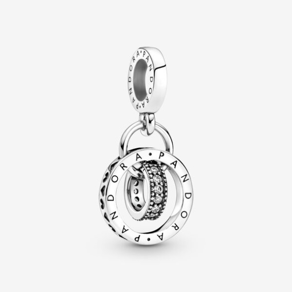 Pandora Australia Logo Circles Dangle Charm