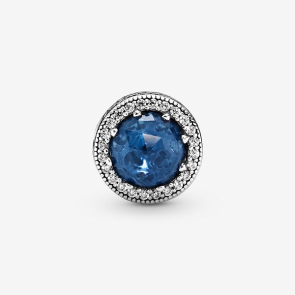 Sparkling Dark Blue Charm Pandora Australia